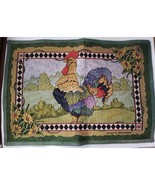 Beth Yarbrough Rooster tapestry kitchen Mat  19&quot; x 27 - $20.90