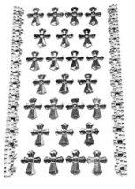 Cross Sticker Favor Decoration for First Communion Christening Wedding 3 Sheets - £10.18 GBP