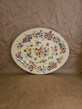 LONGABERGER 13&quot; Pottery Oval Serving Platter SPRING FLORAL Collection #3... - $22.62