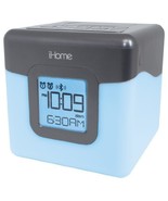 iHome Bluetooth Color Changing Dual Alarm Clock FM Radio with USB Charging - £24.90 GBP