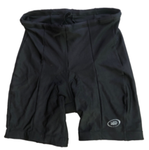 VTG Performance Gel Padded Bicycle Cycling Shorts Mens L Black Made in USA - $19.99