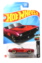 Hot Wheels 1/64 70 Plymouth Barracuda Red Diecast Car BRAND NEW - $12.99