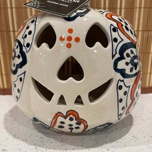 Martha Stewart Jack O Lantern Candle Holder Tea Light Fall Autumn - £54.12 GBP