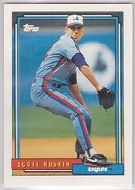 M) 1992 Topps Baseball Trading Card - Scott Ruskin #692 - $1.97