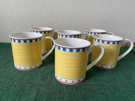 Villeroy &amp; Boch TWIST BEA Mugs x6 Germany Excellent Condition! - $159.99