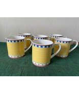Villeroy &amp; Boch TWIST BEA Mugs x6 Germany Excellent Condition! - £126.41 GBP