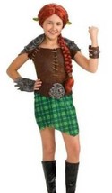 Girls Shrek Fiona Warrior 5 Pc Toddler Halloween Costume-size 2/4 - $14.85