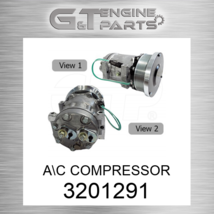 3201291 Ac Compressor Fits Caterpillar (New Aftermarket) - £218.85 GBP
