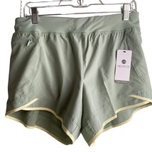 Apana Yoga Lifestyle Activewear Shorts Womens  Small Moss Green AF1358 Summer - £11.27 GBP