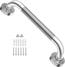 The Imomwee Chrome Stainless Steel Bathroom Grab Bar Handle With Texture... - $31.94