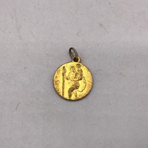 Vintage Goldton Roma Religiös Medaille Hergestellt IN Italien - £28.86 GBP