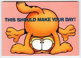 Garfield Cat Postcard Make Your Day Jim Davis 1978 Orange Tabby Kitty Cartoon - $8.10