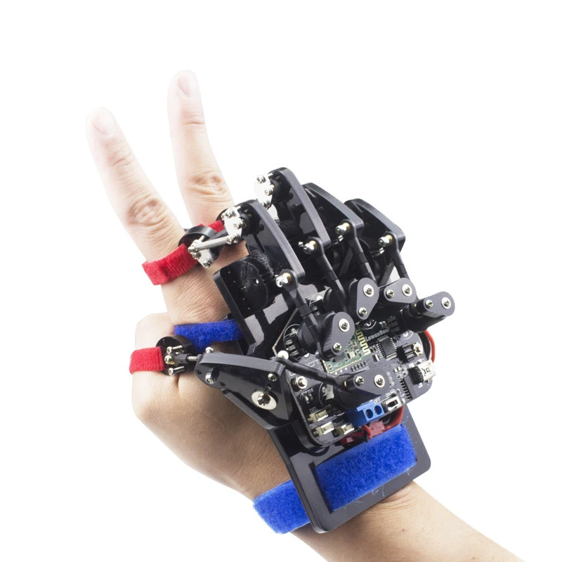 Stem DIY RC Robot Hand Wearable Mechanical Glove Wireless Somatosensory - £131.72 GBP