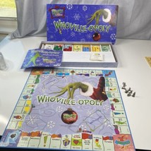 Vintage 2000 Whoville-Opoly Board Game How the Grinch Stole Christmas COMPLETE - $32.36