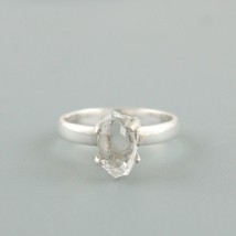 925 Sterling Silver Topaz Gemstone Handmade Ring Women Wedding Wear Gift RSP - £42.61 GBP