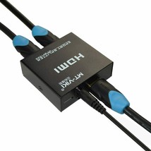 HDMI Splitter 1 In 2 Out - 3D 4K 30Hz for PS4/Xbox/Fire Stick/Blu-Ray NEW - £35.69 GBP