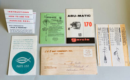 Vintage Fishing Paper Ephemera Lot: Part Lists, Log Book, Tip Booklets, ... - £9.49 GBP
