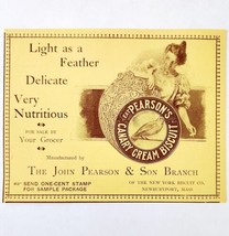 John Pearson Canary Cream Biscuit 1897 Advertisement Victorian Cracker ADBN1qqq - £15.78 GBP
