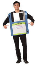Rasta Imposta Floppy Disk Costume Mens Womens 80s 90s Party Funny Adult One Size - £161.01 GBP