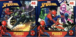 Marvel Spider-Man - 48 Pieces Jigsaw Puzzle (Set of 2) - £12.63 GBP