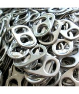 Aluminum Tab Tops Lot of 1000 Beer Soda Pop Upcycle Projects Jewelry Crafts - £10.86 GBP