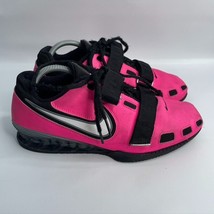 Authenticity Guarantee 
Nike Men&#39;s Romaleos 2 Pink / Black 476927-601 We... - $420.74