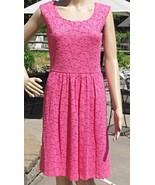 Ronni Nicole Womens Size Small Medium Sheath Dress Pink Floral Crochet L... - $26.00