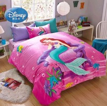 5pc. Disney&#39;s Little Mermaid Full/Queen 100% Cotton Duvet Comforter Set - £168.17 GBP