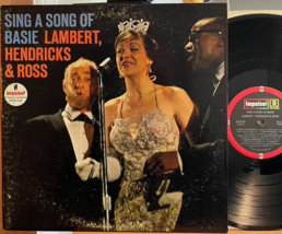 Lambert Hendricks &amp; Ross Sing A Song Of Basie Vinyl LP Impulse A-83 - £10.01 GBP