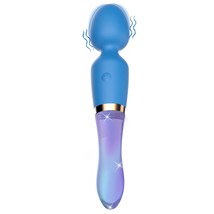 Av Crystal Glass Massager Clitoral Stimulator Female Sex Toy 3 Vibration Speeds  - £43.45 GBP