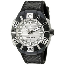 Technomarine Men&#39;s Reef Silver Dial Watch - 514001 - £164.24 GBP