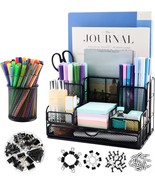 Desk Organizers And Accessory Caddy With 7 Compartments, Pen Holder, And... - £29.70 GBP