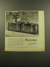 1959 Henredon Pan Asian Furniture Advertisement - £14.45 GBP