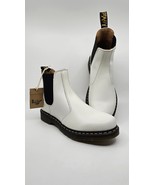 Doc Dr. Martens 2976 Quad Platform Boots White Leather Size US M 6 US W ... - €142,58 EUR