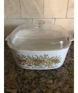 VTG Corning Ware 5 QT Spice of Life L&#39;Echalote A-5-B Casserole Dish with... - $927.91 MXN