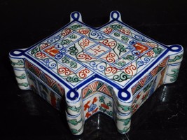 Antique Fine And Rare Ming Dynasty Wanli Covered Box Six-Character Blue Mark - £236.07 GBP