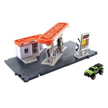 Matchbox Cars Playset, Action Drivers Fuel Station &amp; 1:64 Scale Toy Truck, Movea - £25.75 GBP