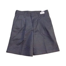 A+School Apparel Shorts Boy 8 Regular Navy Blue Pleated Adjustable Waist... - $22.65