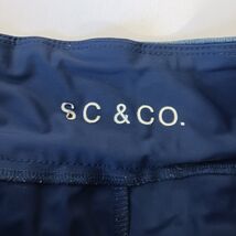 S.C. & Co. Denim Skort Women’s Blue Size Large Pull-On Stretch Mini Denim Skirt image 2