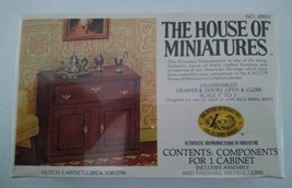 Sealed Xacto House of Miniatures Dollhouse Kit Hutch Cabinet 40003 - £14.06 GBP