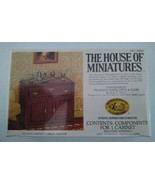 Sealed Xacto House of Miniatures Dollhouse Kit Hutch Cabinet 40003 - $24.05 CAD