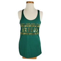 Zoozatz University of Oregon Ducks Womens Tank Top Medium Green Racerback NWT  - £11.79 GBP