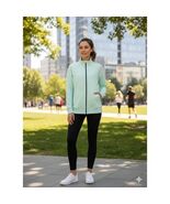 T by Talbots Womens Yoga Jacket Coat Athleisure Workout Full Zip Green S... - $35.04 CAD