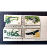 Scott #1427-1430 Wildlife Conservation Issue 8 Cents Plate Block of Four - $1.96