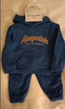 Aeropostale Infant Boys 2Pcs Set 18 mnths Blue Hoodie Longsleeve Sweatsh... - $14.99