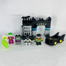Complete LEGO DUPLO: Batcave 10919 Joker Batman Robin Figures No Instruc... - £29.95 GBP
