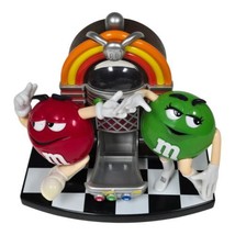 M&amp;M Mars Rock N Roll Jukebox Candy Dispenser 50s Music Inspired Americana Decor - £18.55 GBP