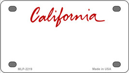 California Blank Novelty Mini Metal License Plate Tag - $14.95