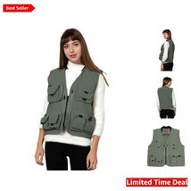 Women's Quick Dry Outdoor Fishing Vest with Mesh Pockets - Stylish &amp; Pra... - $61.33