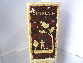 Vintage Guerlain Mitsuko Perfume Box Empty Brown Harvest Scene France - £9.59 GBP